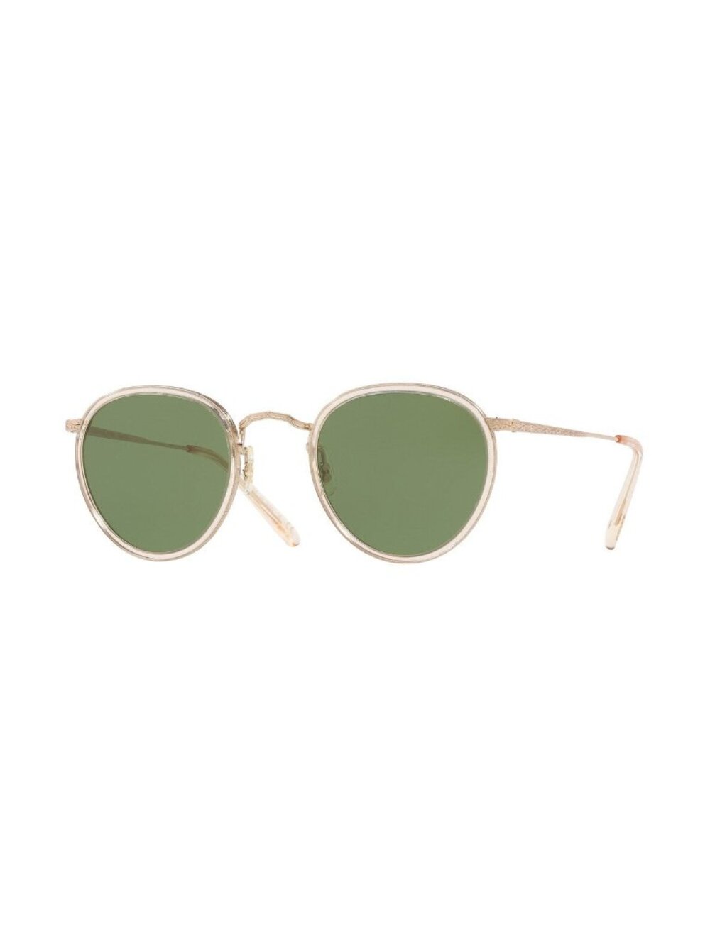 New Oliver Peoples Men's Sunglasses Red Green Lens Metal Frame OV1104S MP 2 SUN